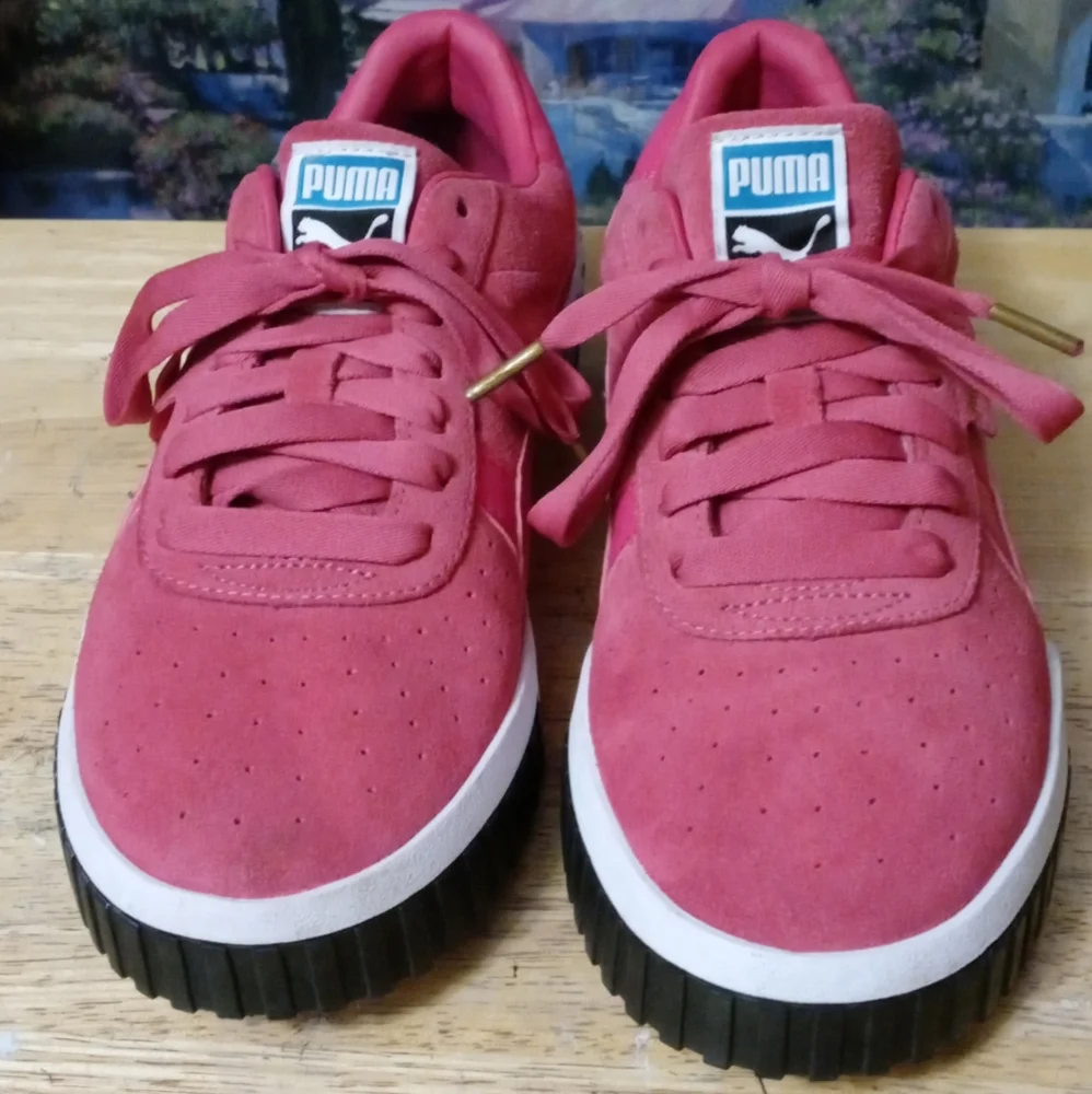 👟👟Puma Cali👩women 6.5,Bright Pink.💝 Get Your Feet In These Shoes.👟🎒 - Picture 7 of 16